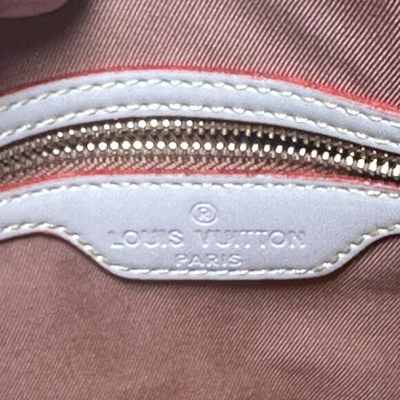 Designer inspired Satchel and Wallet in Monogram Cherry Print Brown, Red, Pink - Picture 8 of 16